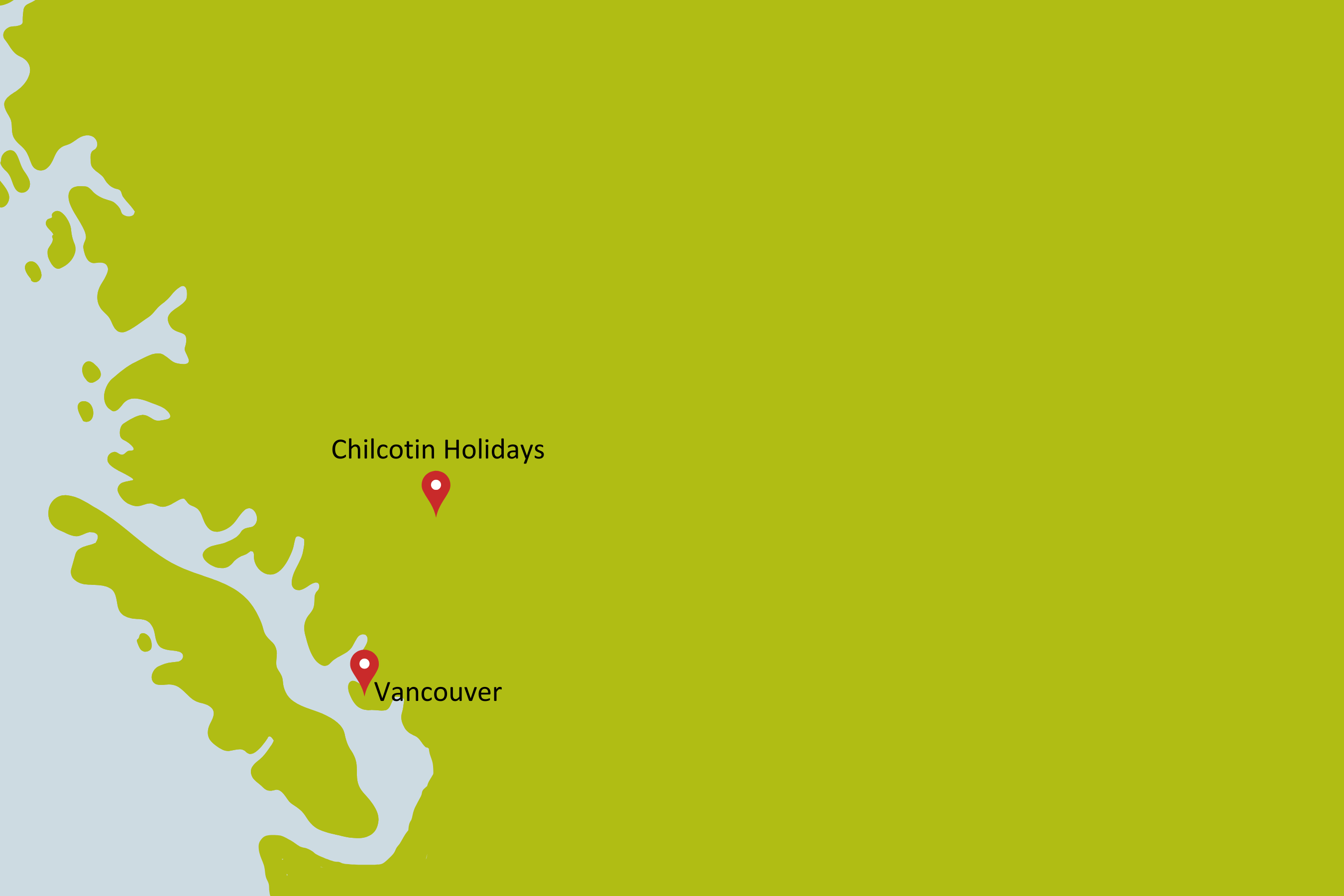 Karte zu Chilcotin Holidays