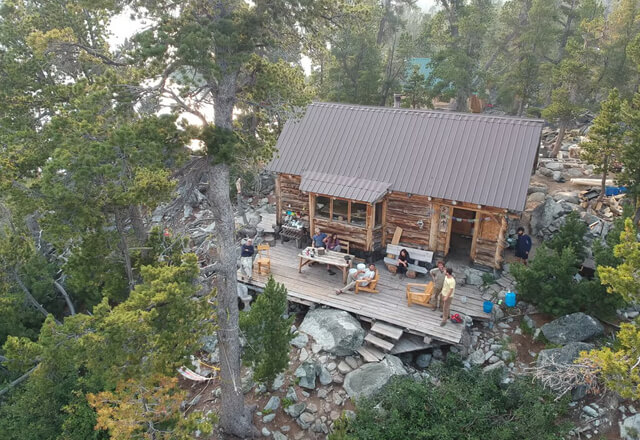 Nuk Tessi Lodge aus der Vogelperspektive