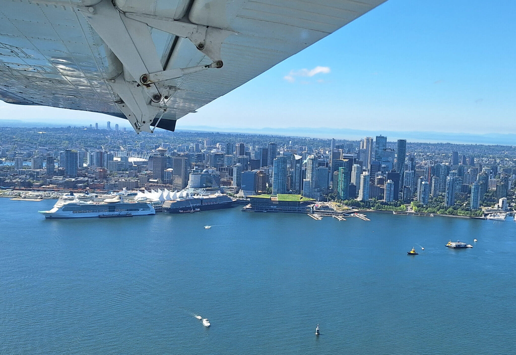 Rundflug über Vancouver
